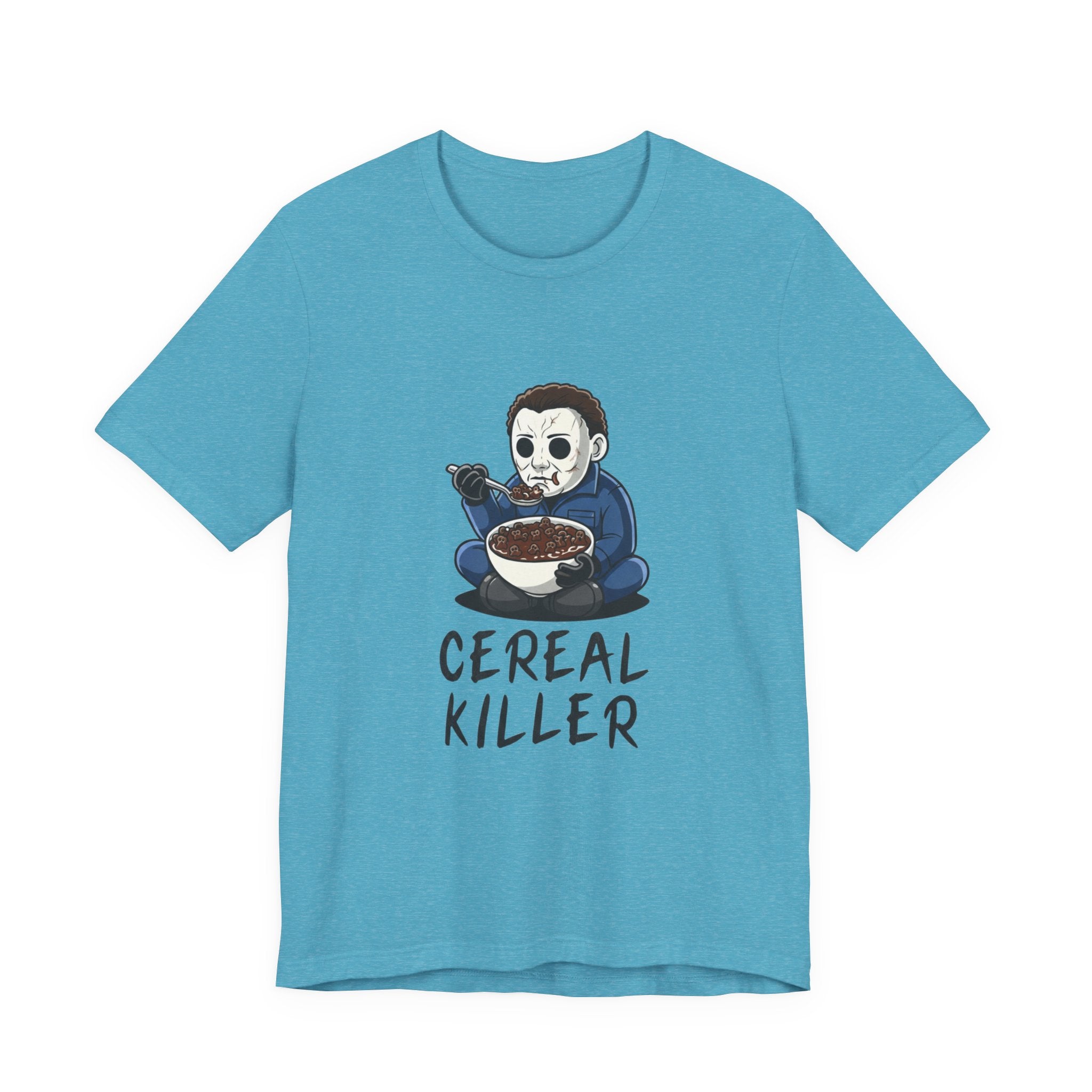 Cereal Killer Tee – Funny Horror Movie Breakfast Shirt