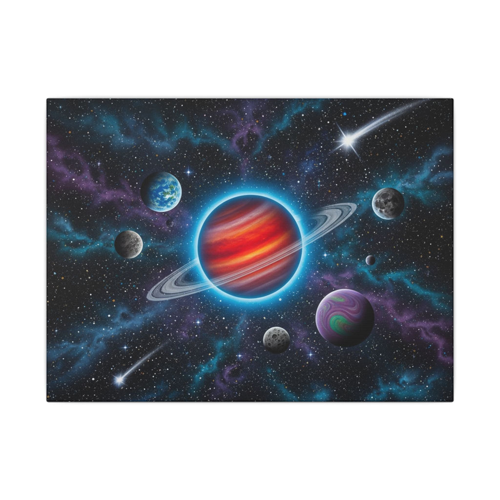 Cosmic Space Canvas Art Print