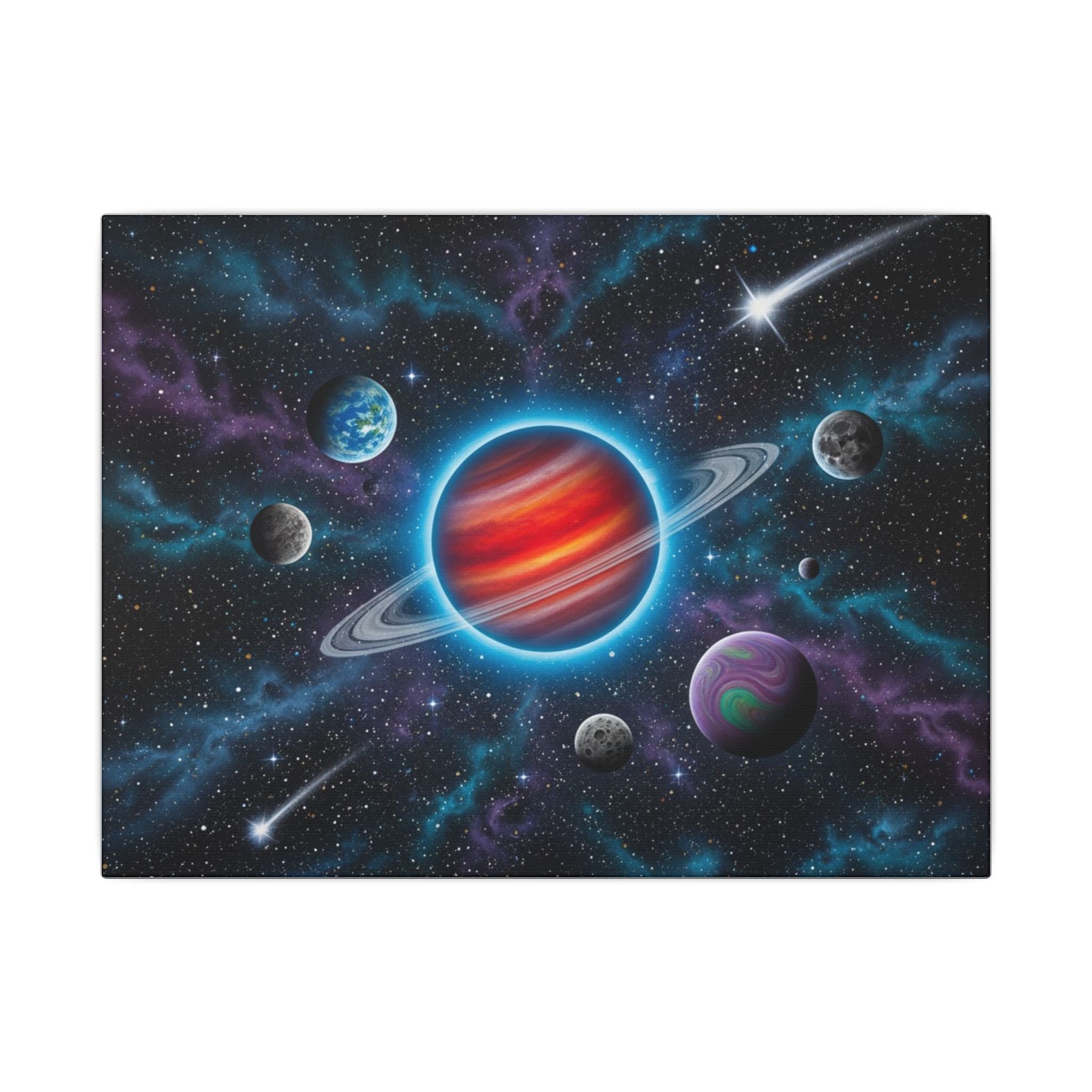 Cosmic Space Canvas Art Print