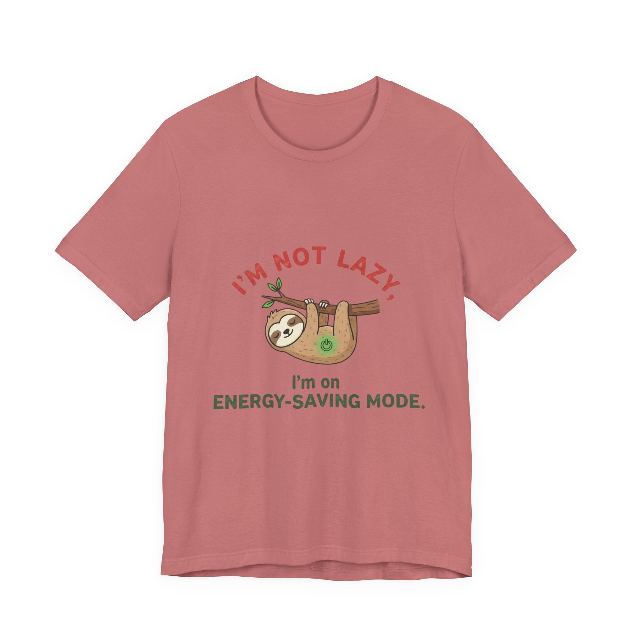 Energy-Saving Mode Sloth Tee