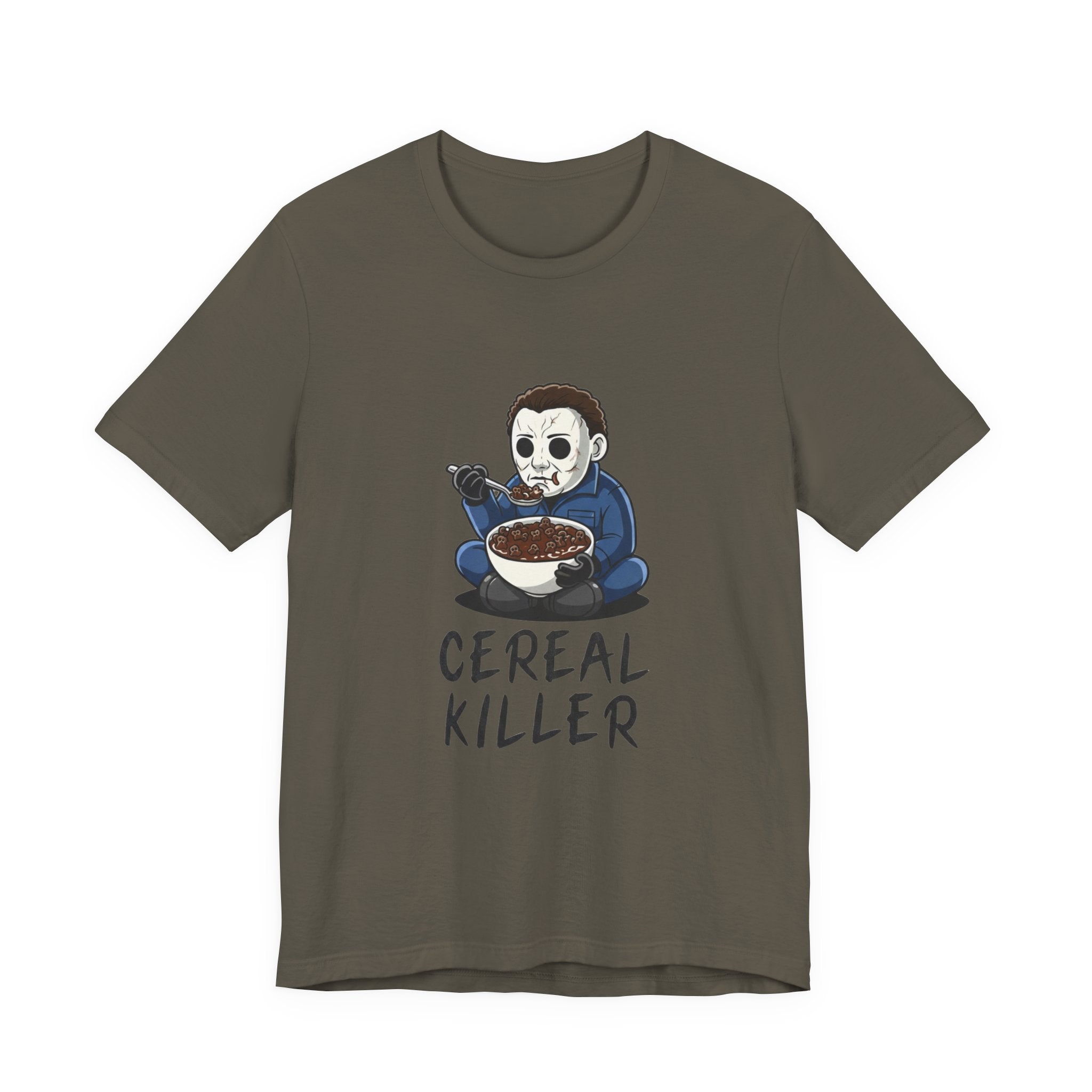 Cereal Killer Tee – Funny Horror Movie Breakfast Shirt