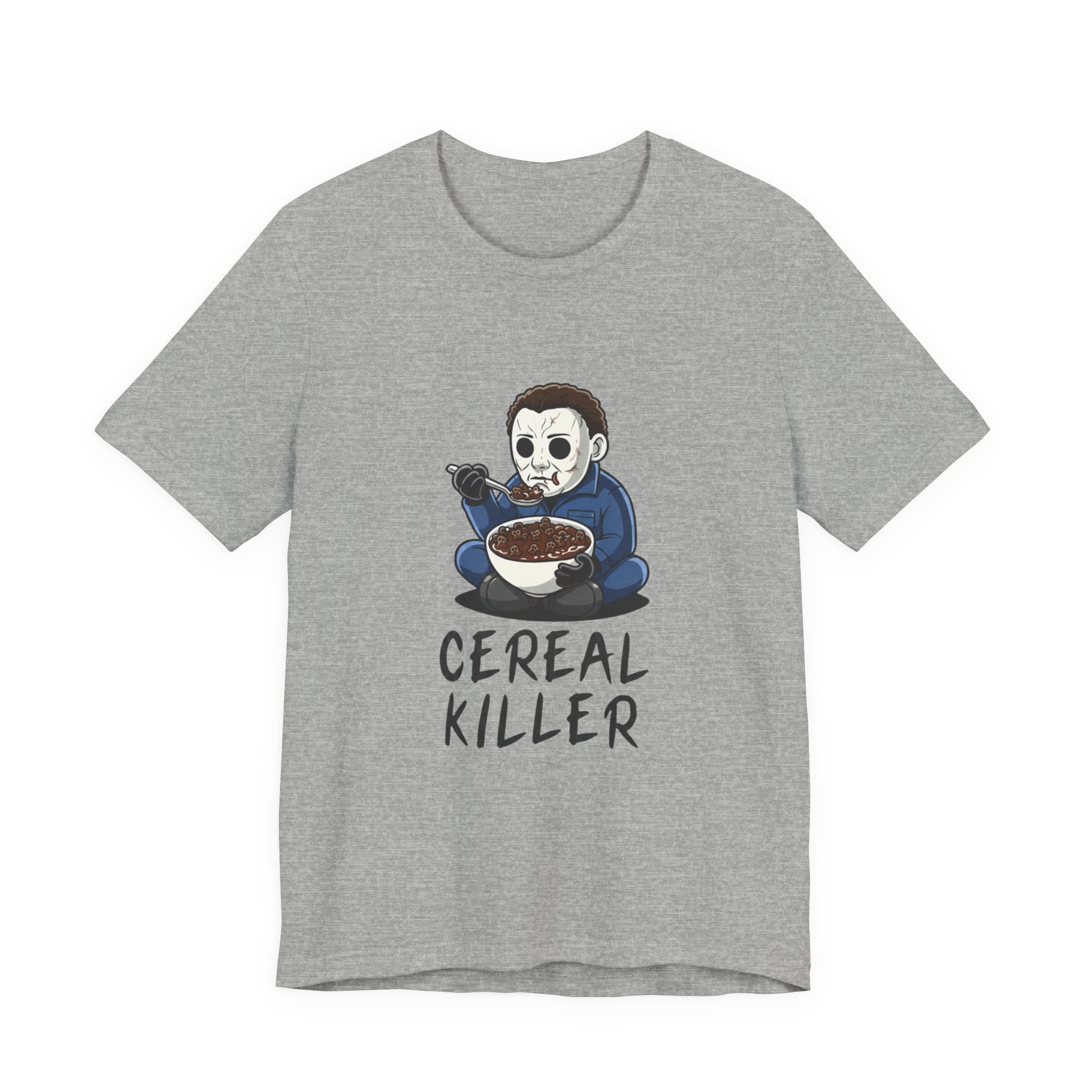 Cereal Killer Tee – Funny Horror Movie Breakfast Shirt
