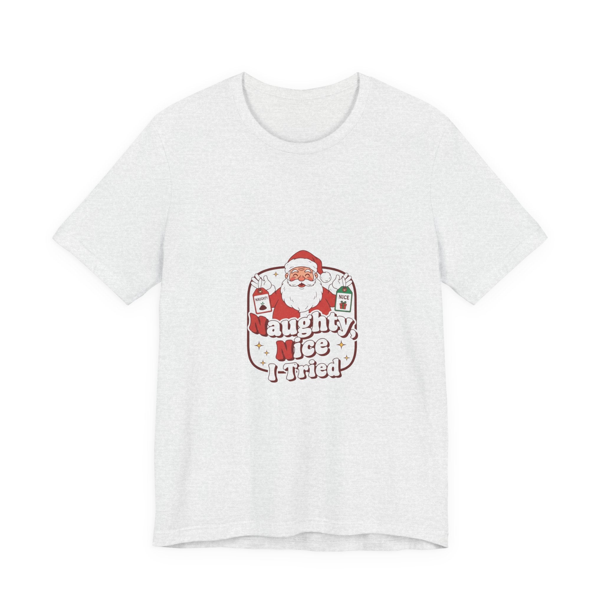 Naughty or Nice Santa Tee.