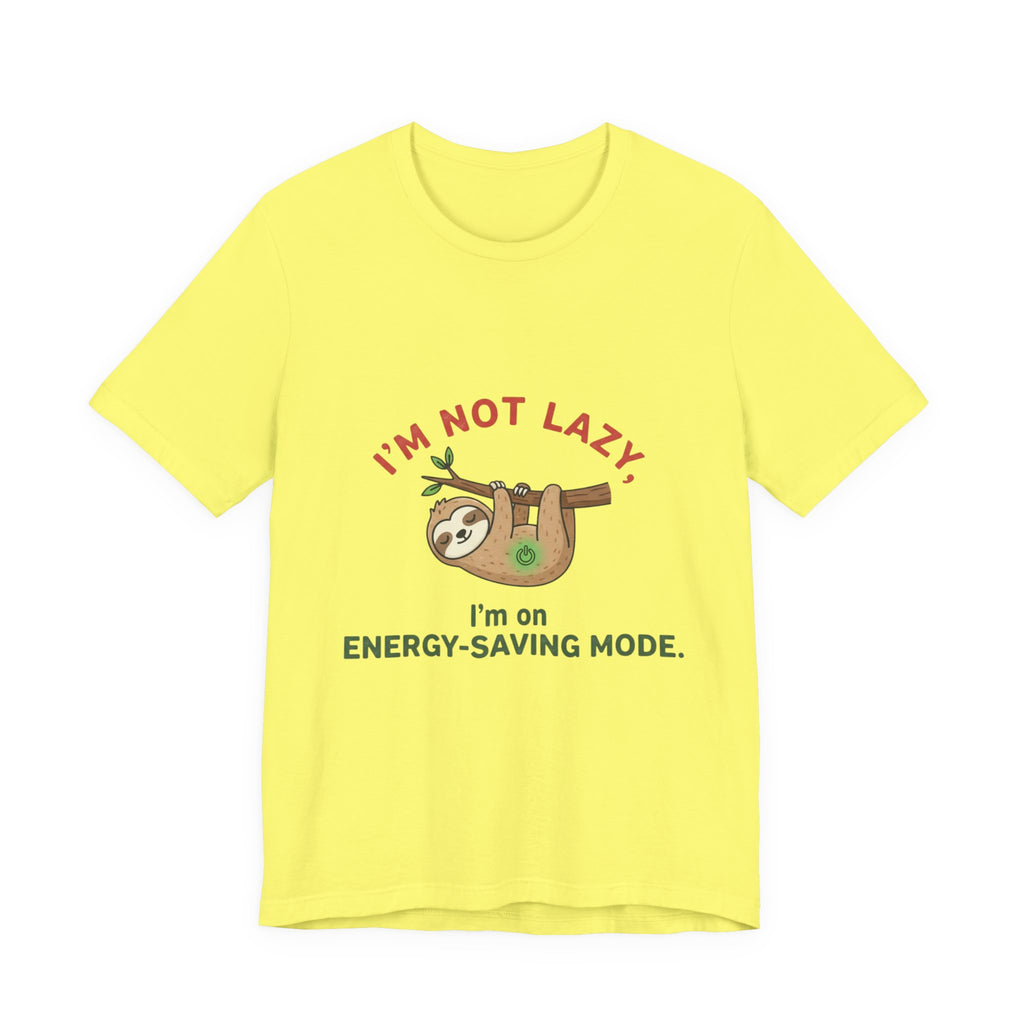 Energy-Saving Mode Sloth Tee