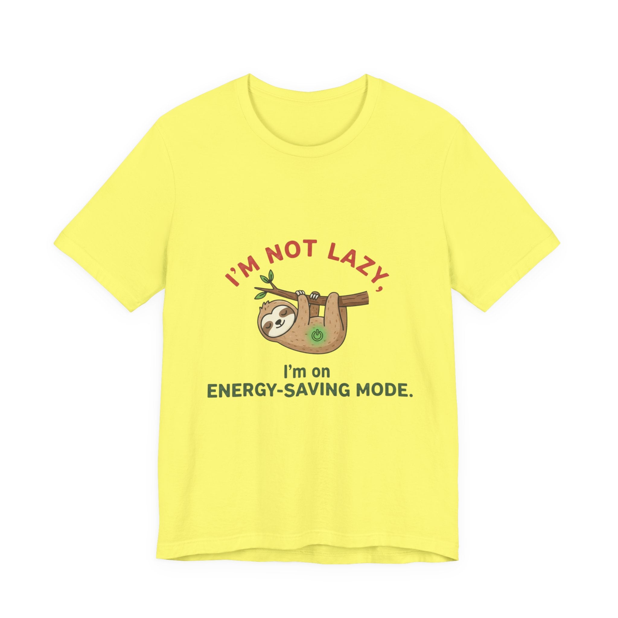 Energy-Saving Mode Sloth Tee