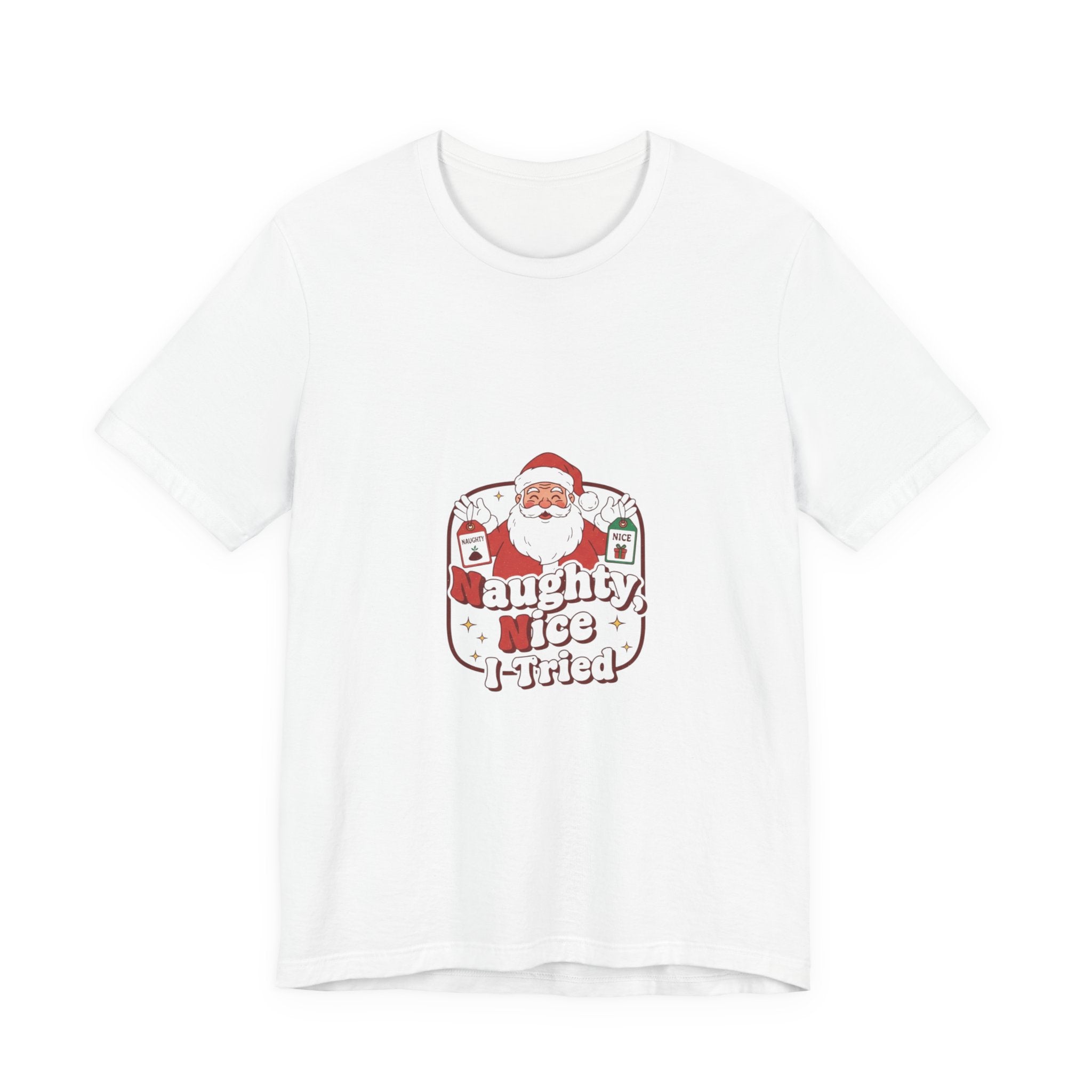 Naughty or Nice Santa Tee.