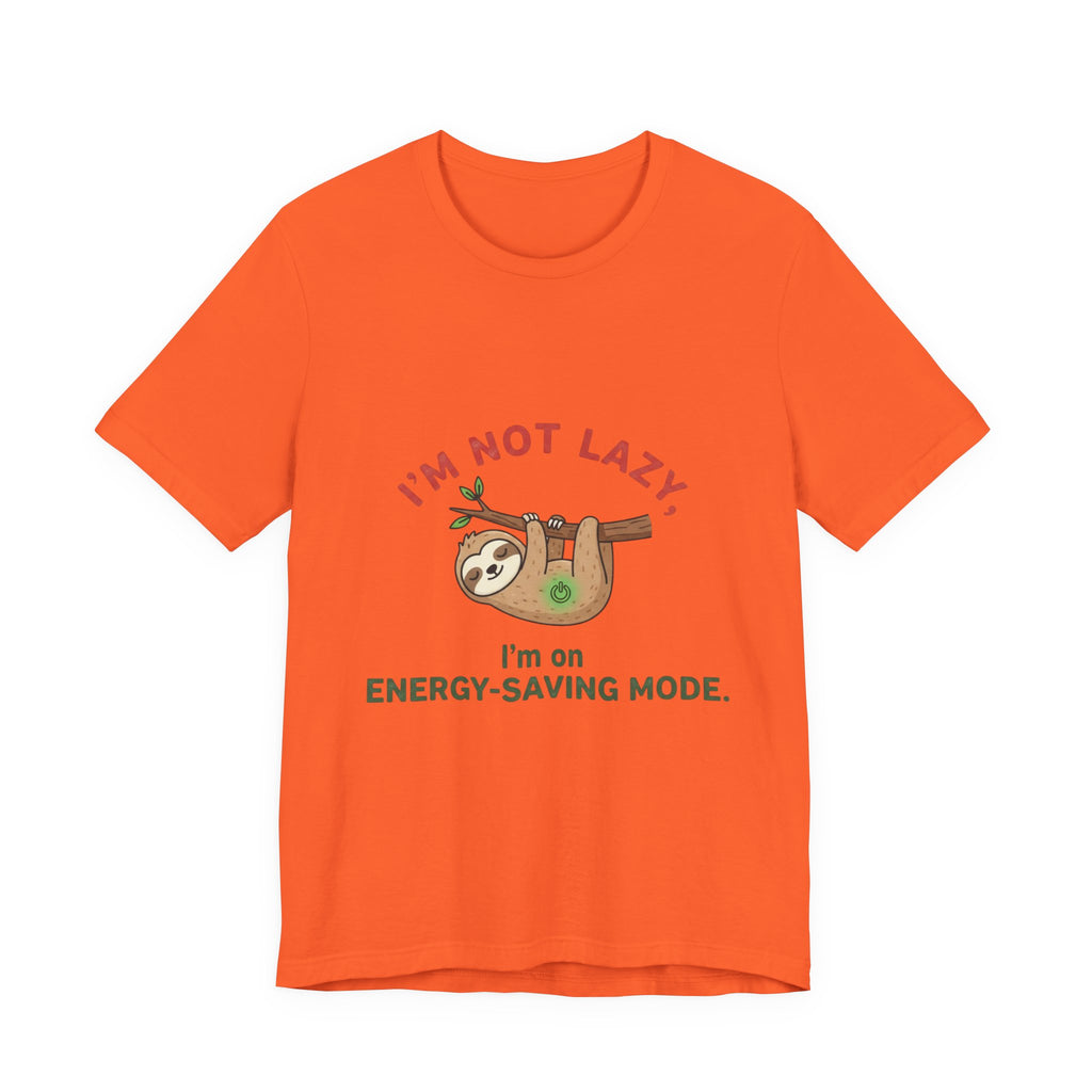 Energy-Saving Mode Sloth Tee
